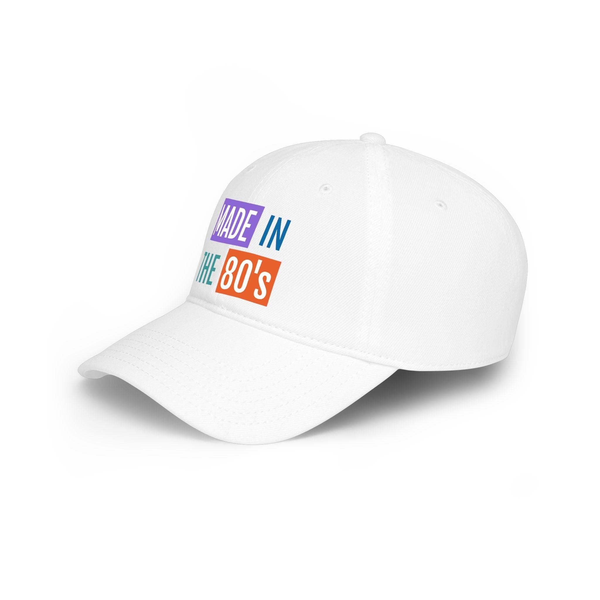 Made in the 80’s retro baseball cap design