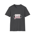 Gym Girlie T-Shirt — Women’s Fitness Tee with Barbell Graphic