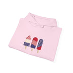 American Patriot Graphic Hoodie — Patriotic Fourth of July Sweatshirt.