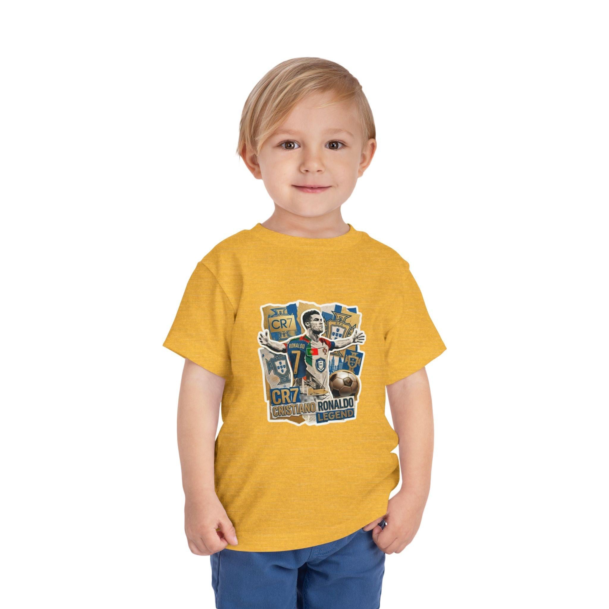 CR7 Fan Inspired Toddler Soccer T‑Shirt — Kids Football Fan Tee.