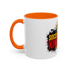 Soccer King Street 2026 Accent Coffee Mug — Crowned Soccer Ball Design (11/15oz)